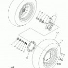 YFZ450 YFZ45YSXHL Переднее колесо
