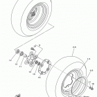 RAPTOR 700R SE YFM70RSSHB Переднее колесо