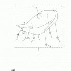 RAPTOR 700R SE YFM70RSSHB Сиденье