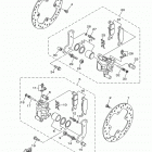 GRIZZLY EPS 4WD SE YFM70GPSHS Задний суппорт