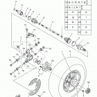 GRIZZLY EPS 4WD SE YFM70GPSHS Заднее колесо