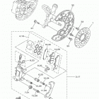YFZ450 YFZ45YSXHL Передний суппорт