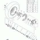 KODIAK 700 4WD HUNTER YFM70KDHHH Переднее колесо 2