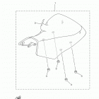 GRIZZLY EPS 4WD SE YFM70GPSHS Сиденье