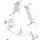 GRIZZLY EPS 4WD SE YFM70GPSHS Задняя подвеска
