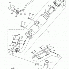 RAPTOR 700R SE YFM70RSSHB Выхлопная система