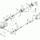 HDX 700 CREW XT RED Вал привода