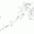 HDX 700 CREW XT RED Case  /  belt cooling assembly