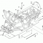 700 HDX XT RED Рама ,баипера и защита