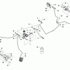 700 HDX XT RED Front and rear brake assembly