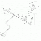 PROWLER 500 RED Gear shift assembly