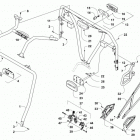PROWLER 700 XT EPS Rops and taillight assembly