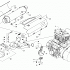 WILDCAT SPORT XT EPS BLACK Двигатель и глушитель