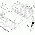 WILDCAT X LTD BLACK Cargo box and taillight assembly
