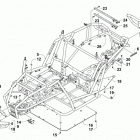 WILDCAT X LTD BLACK Frame, headlights, and related parts