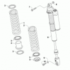 WILDCAT X LTD BLACK Rear suspension shock assembly