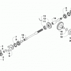 PROWLER 1000 XT RED Вторичный привод в сборе