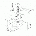 PROWLER 1000 XT RED Топливный бак