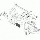 PROWLER 700 HDX XT RED Hood and headlight assembly