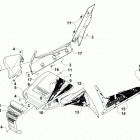 WILDCAT X LTD BLACK Front and side panel assemblies
