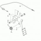 PROWLER 700 XTX BLUE Accelerator assembly
