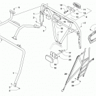UTV500 Rops and taillight assembly