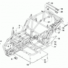 WILDCAT BLACK Frame, headlights, and related parts