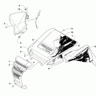 WILDCAT 4X LTD WHITE Front panel assembly