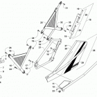 WILDCAT 4X WHITE Rear door assembly