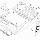 WILDCAT 4X WHITE Cargo box and taillight assembly