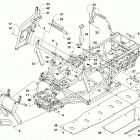 UTV700 Frame and related parts (vin no. 4uf15mpv1ft311466...