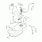 UTV500 Топливный бак