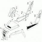 WILDCAT TRAIL RED Front and side panel assemblies