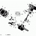 Defender MAX 01- crankshaft, piston and cylinder - hd10