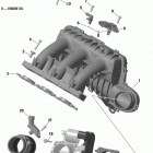 Maverick X3 Коллектор воздухозаборника и корпус дросселя