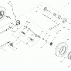 Defender MAX 07- drive system, front - all models