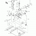 MULE PRO-DX (KAF1000-DHF) Топливный бак