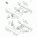 Teryx4 LE (KRT800-GHF) Задняя подвеска