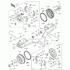 Mule 4010 Trans4x4 (KAF620-RHF) Rear hubs  /  brakes