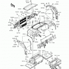 MULE PRO-DXT EPS (KAF1000-BHF) Крыло переднее
