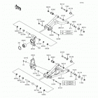 Teryx4 Camo (KRT800-HHF) Задняя подвеска