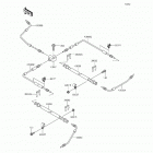 Mule 4000 (KAF620-PHF) Тормозные трубки