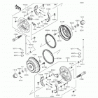 Mule 4000 (KAF620-PHF) Front hubs  /  brakes