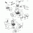Teryx4 Camo (KRT800-HHF) Детали рамы (фронт)