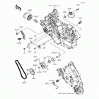 Teryx4 LE (KRT800-GHF) Масляный насос  /  масляный фильтр