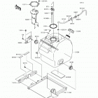 MULE PRO-DXT EPS LE (KAF1000-CHF) Топливный бак