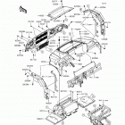 MULE PRO-DX (KAF1000-DHF) Крыло переднее