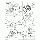 Mule 4010 Trans4x4 SE (KAF620-VHF) Rear hubs  /  brakes