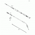 Teryx4 LE (KRT800-GHF) Тросы управления