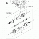 MULE PRO-DXT EPS (KAF1000-BHF) Карданный вал